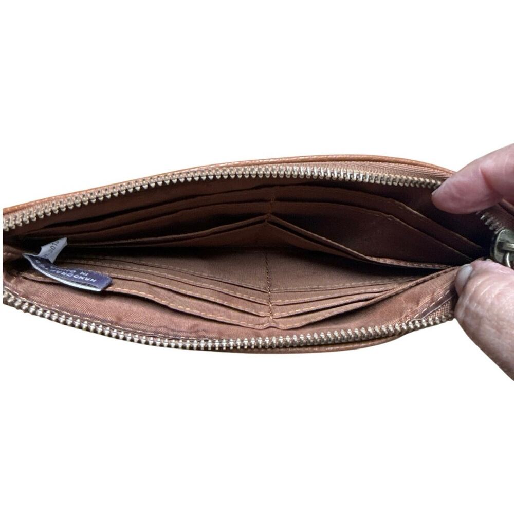 Kooba Leather Multicolor Patchwork Wristlet Clutc… - image 4